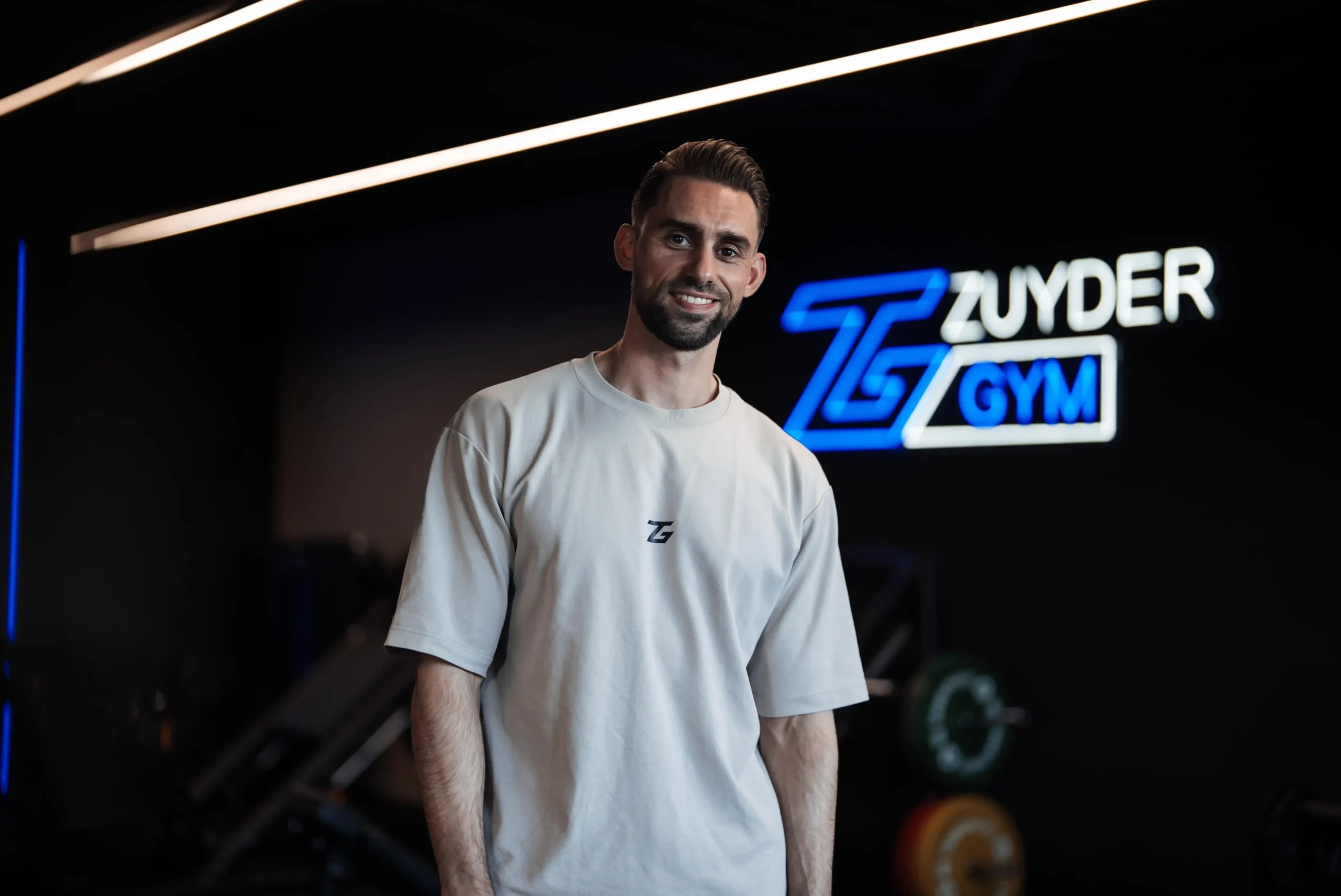 Coach Bram Zwaan bij Zuydergym Enkhuizen