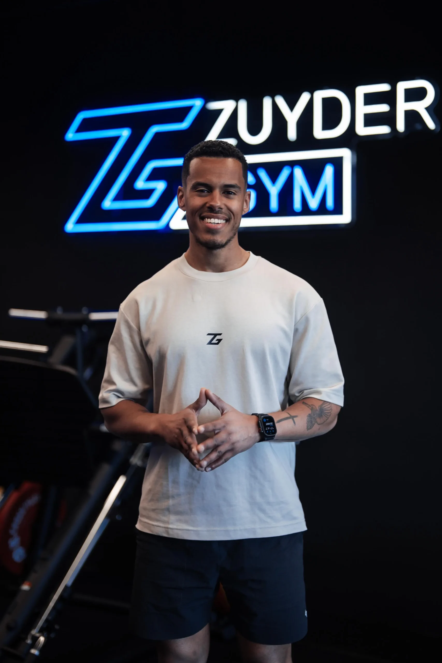 Coach Chris Gatete bij Zuydergym Enkhuizen